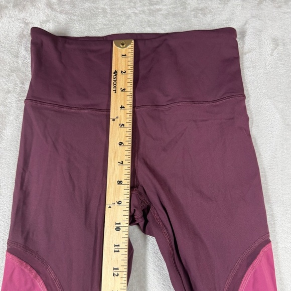 Lululemon Colour Me Ombre Tight 28" Dark Adobe Blush Berry Violet Red Leggings 4 - Picture 6 of 16